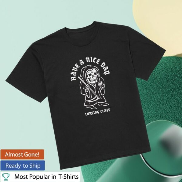 Lurking Class Store Merch Greetings Black Tee