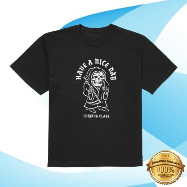 Lurking Class Store Merch Greetings Black Tee