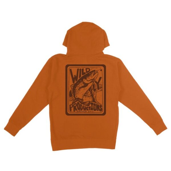 Wild Fly Store Merch Trout Badge Hoodie