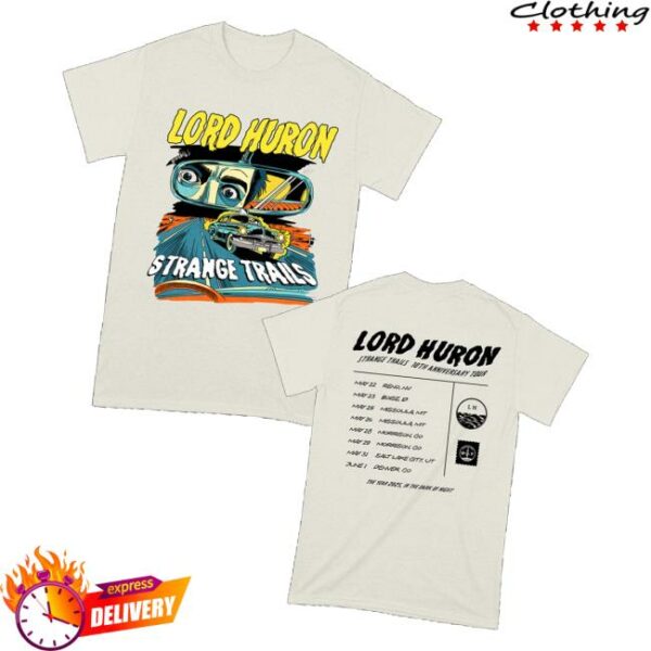 Lord Huron Merch Store Strange Trails 10Th Anniversary Tour T-Shirt