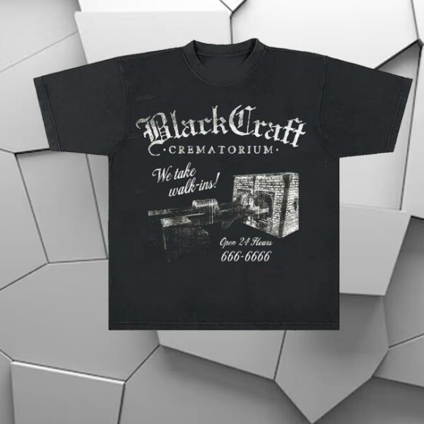 Blackcraftcult Merch Store Crematorium T-Shirt