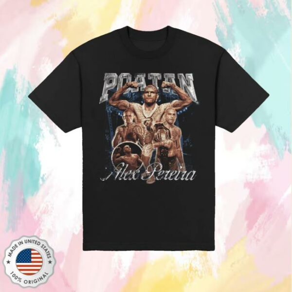 Merchlabs Alex Pereira Poatan Collage Midweight Tee