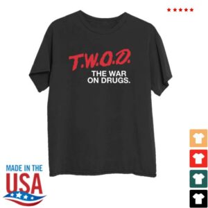 The War On Drugs Merch Store T.W.O.D. T-Shirt The War On Drugs Merch Store T.W.O.D. T-Shirt