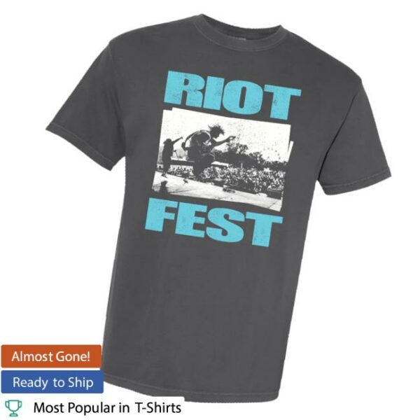 Riot Brand Merch Store 2025 Blue Lineup Tee