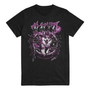 Riot Brand Merch Store 2025 Hardcore Dog Lineup Tee