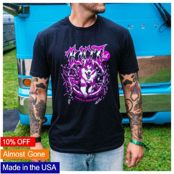 Riot Brand Merch Store 2025 Hardcore Dog Lineup Tee