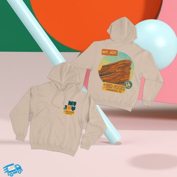 Mt Joy Band Store Merch Red Rocks 2025 Hoodie