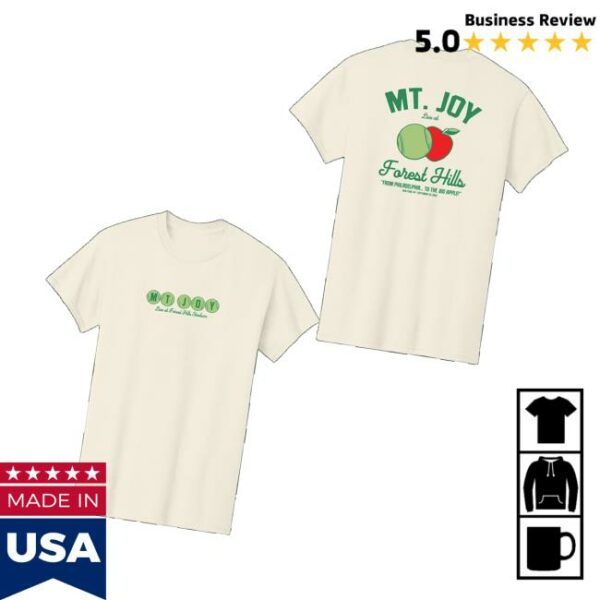Mt Joy Band Store Merch Forest Hills 2025 Tee