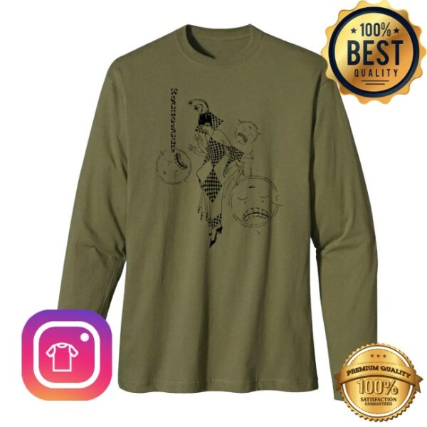 Wednesday Store Merch Queen Of Sad LS T-Shirt