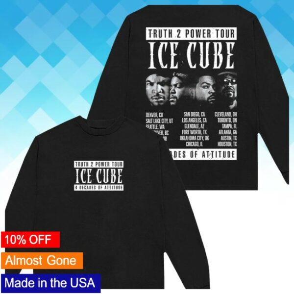 Icecube Store Merch Truth 2 Power Long Sleeve Tour T-Shirt