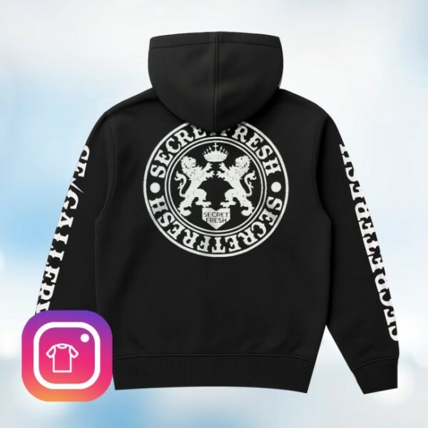 Secret Fresh Store Merch Crest Hoodie