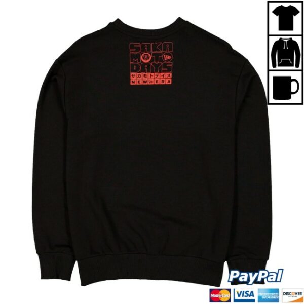 New Era Cap Store Merch Sakamoto Days Black Crewneck