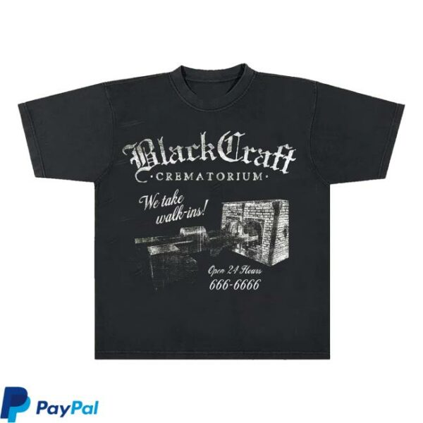 Blackcraftcult Merch Store Shop Crematorium T-Shirt