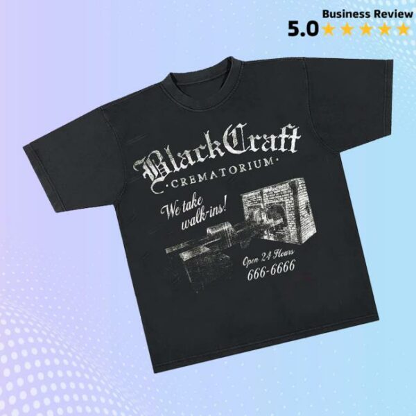 Blackcraftcult Merch Store Shop Crematorium T-Shirt