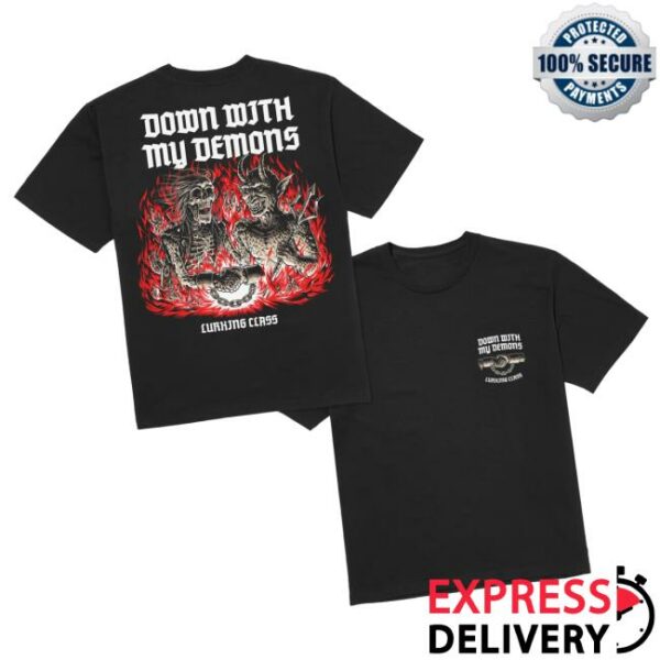 Lurking Class Merch Store Demons X Stikker Tee Black