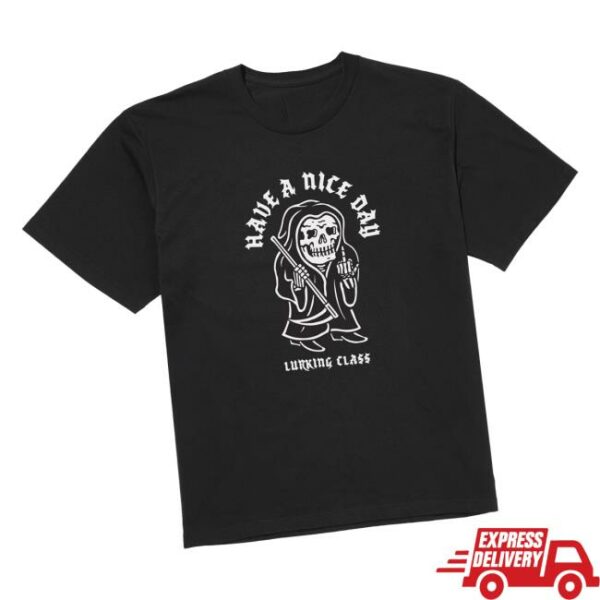 Lurking Class Merch Store Greetings Tee Black