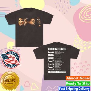 Ice Cube Merch Store Truth 2 Power Faces Tour T-Shirt