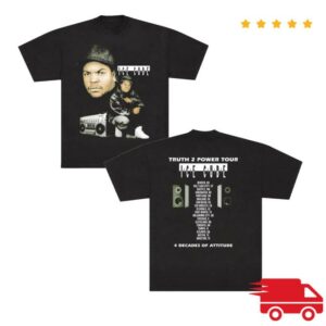 Ice Cube Merch Store Truth To Power Boombox Tour T-Shirt