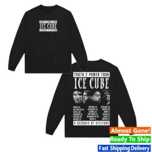 Ice Cube Merch Store Truth 2 Power Long Sleeve Tour T-Shirt