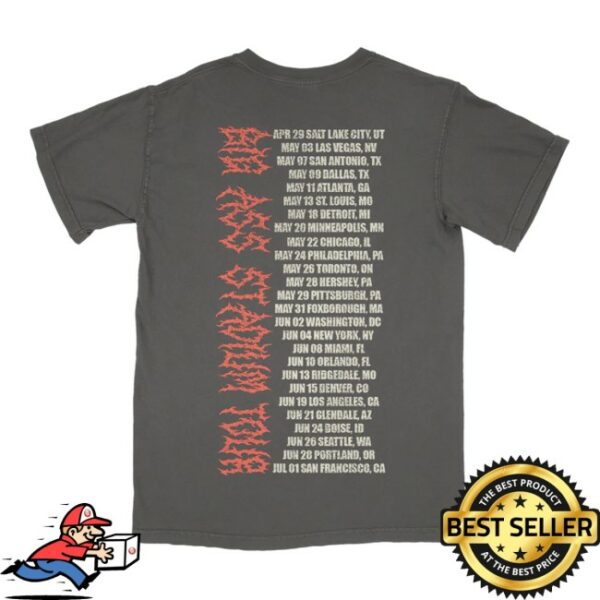 Post Malone Shop Store Merch Knight Tour Tee