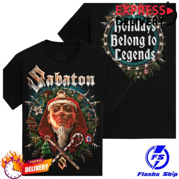 Sabaton Store Merch Holidays Belong To Legends X-Mas T-Shirt