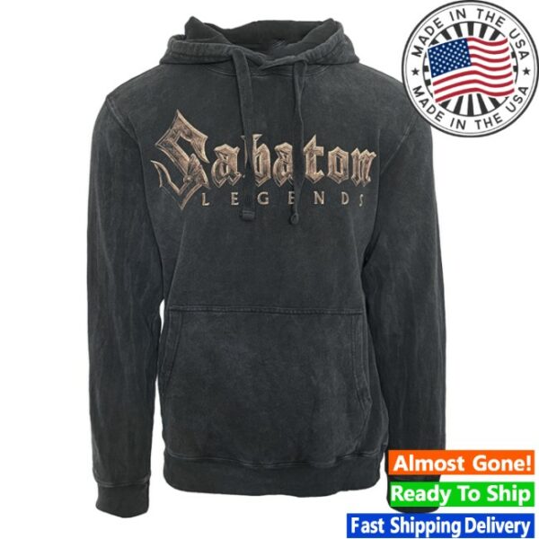 Sabaton Store Merch Dragon Spine Vintage Hoodie