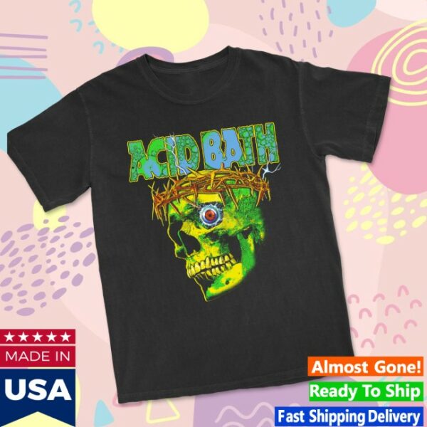Acidbath Official Store Merch Comfort Colors Tour Shirt