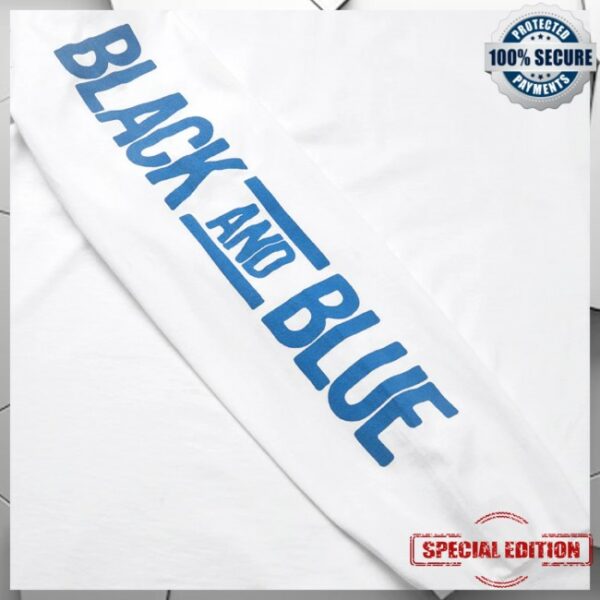 The Rolling Stones Shop Store Merch Black And Blue White Longsleeve T-Shirt