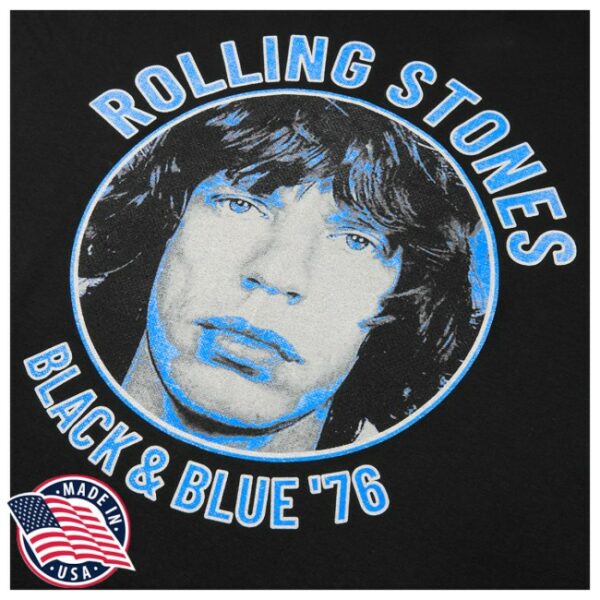 The Rolling Stones Shop Store Merch Black And Blue Mick Jagger Vest Shirt