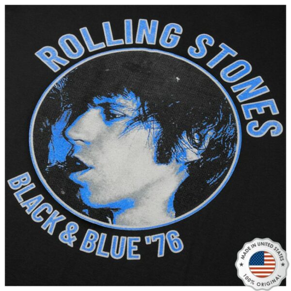 The Rolling Stones Shop Store Merch Black And Blue Keith Richards Vest Shirt