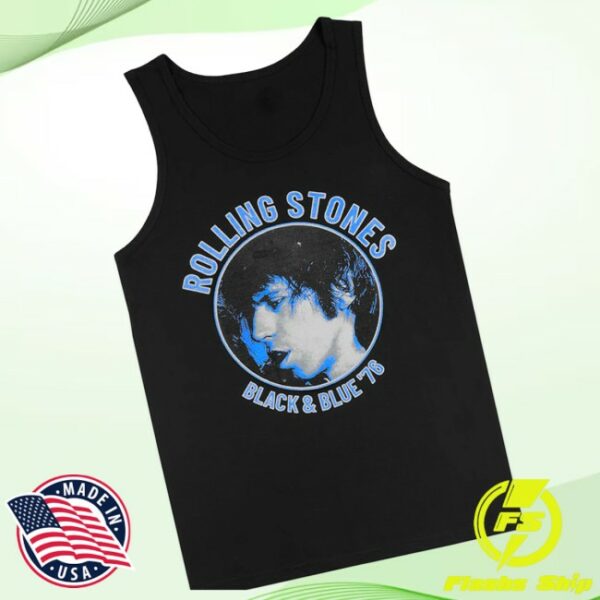 The Rolling Stones Shop Store Merch Black And Blue Keith Richards Vest Shirt