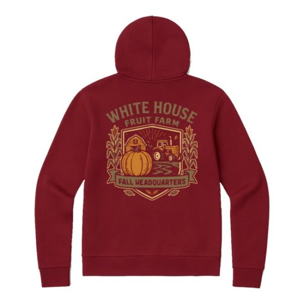 Youngstown Clothing Co Store Merch White House Fruit Farm Fall Headquarters Zip Hoodie