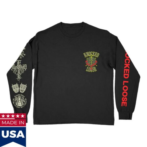 Knocked Loose Store Merch Knocked Loose Crown Of Thorns Longsleeve