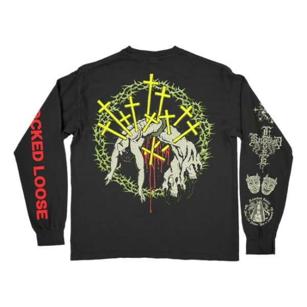 Knocked Loose Store Merch Knocked Loose Crown Of Thorns Longsleeve