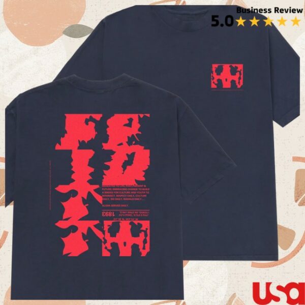 Fitted Hawaii Store Merch Nihoniho Dolphin Blue Tee