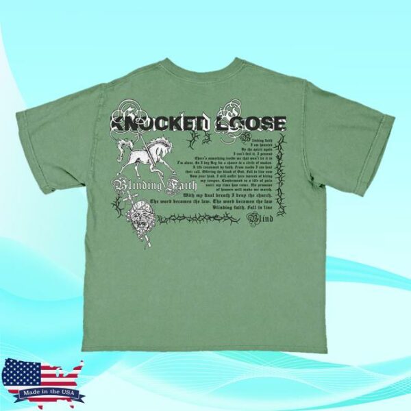 Knocked Loose Merch Store Knocked Loose Blinding Faith Tee