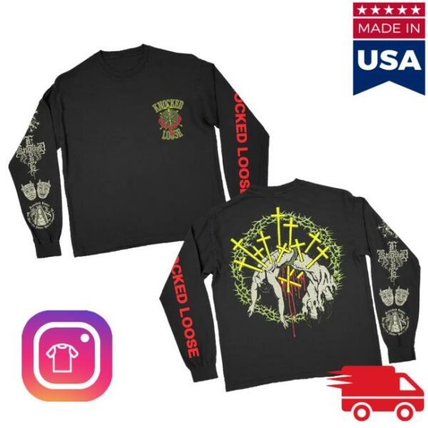 Knocked Loose Merch Store Knocked Loose Crown Of Thorns Longsleeve