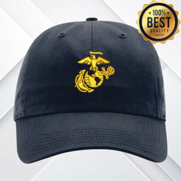 Leatherneck For Life Store Merch Eagle Globe & Anchor Unstructured Usmc Hat