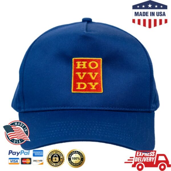 Hovvdy Store Merch Stacked Logo Hat