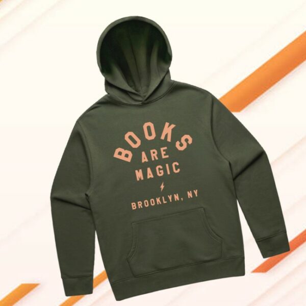 Books Are Magic Store Merch Books Are Magic Lightning Hoodie