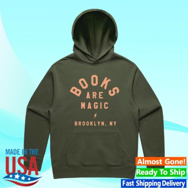 Books Are Magic Store Merch Books Are Magic Lightning Hoodie