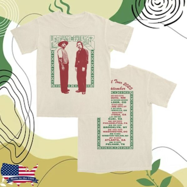 Hermanos Gutiérrez Store Merch September 2025 Tour Tee