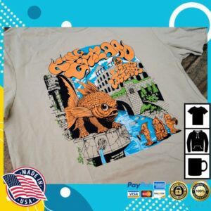 Pdoomrecords Store Merch King Gizzard And The Lizard Wizard Goldfish Fountain Tee