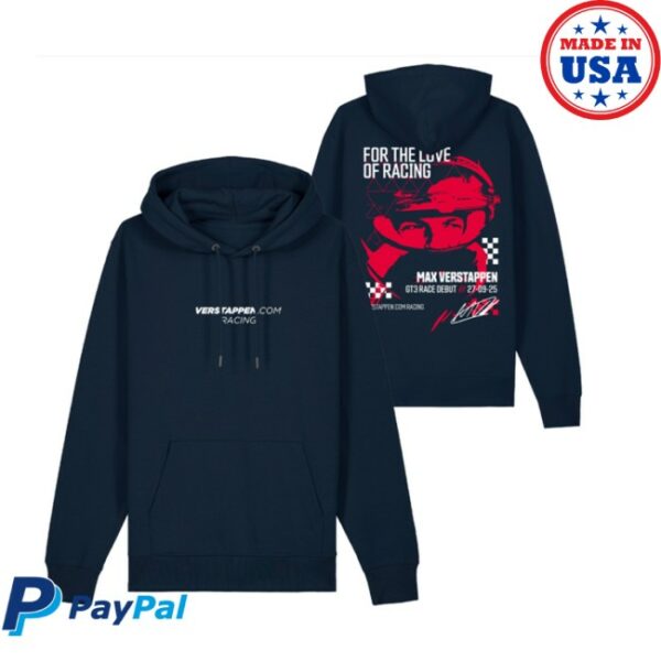 Verstappen Store Merch Gt3 Race Debut Hoodie