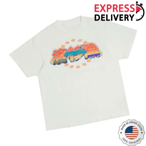 Ceecla Merch Store La B-Ball T-Shirt In White