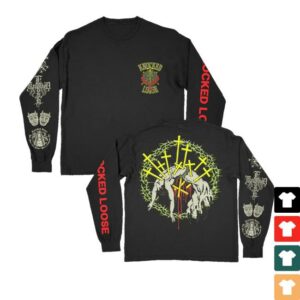 Knocked Loose Merch Store Knocked Loose Crown Of Thorns Longsleeve