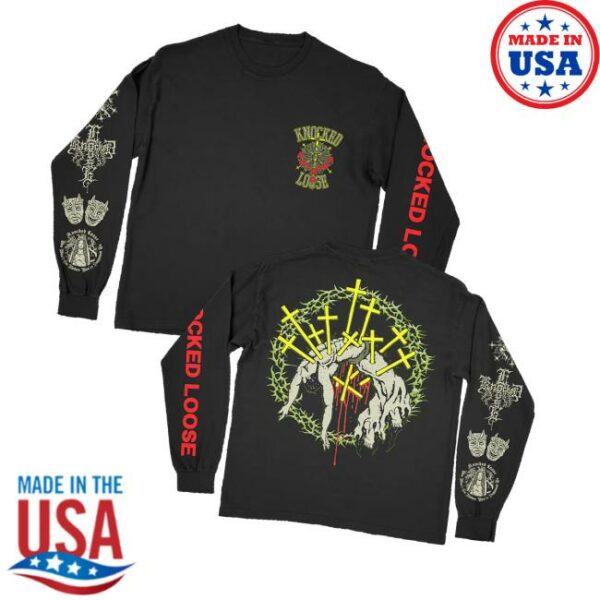 Knocked Loose Merch Store Knocked Loose Crown Of Thorns Longsleeve