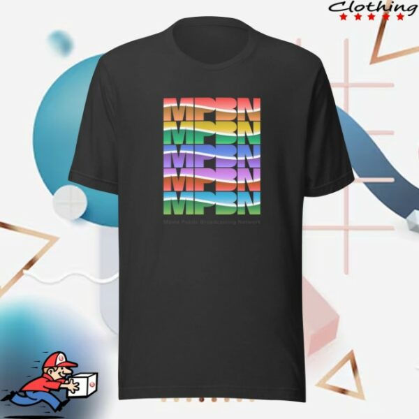 Maine Public Store Merch Mpbn Rainbow Tee