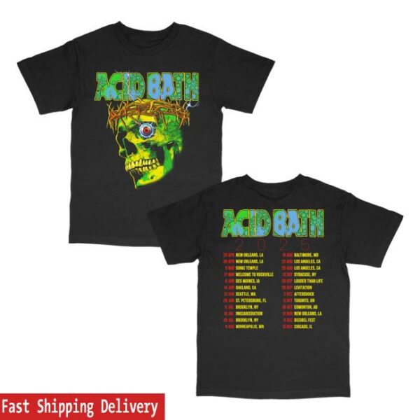 Acid Bath Official Merch Store Tour Shirt – American Apparel