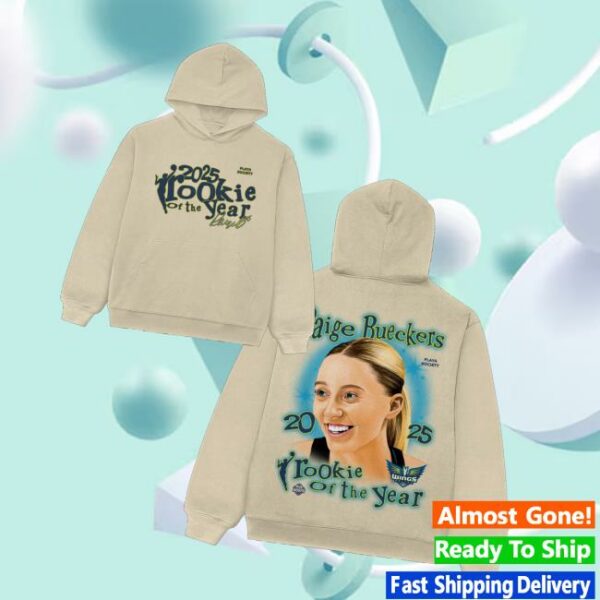 Dallas Wings Shop Merch Playa Society X Wings Rookie Of The Year Hoodie Bueckers
